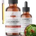 Cranberry Tinctuur - Biologische Cranberry Extract Liquid, Alcohol - Gratis kruidensupplement - Made in USA