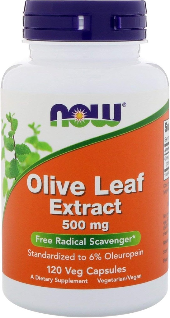 Olijfblad Extract 500mg 120 VegiCaps (verpakking van 2)