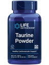 Prolongation de vie Poudre de taurine – Un soutien cardiovasculaire sain, favorise la santé du cerveau, le vieillissement en santé, et la récupération des muscles et de l'exercice – sans gluten, sans OGM, végétarien – 300 grammes