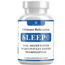 Ontspanning Slaaphulp, Natuurlijke Niet-Habit vorming, Slaapsupplement Ontwikkeld ter ondersteuning van langere & betere slaap, kamille, Magnesium, Melatonine, Ashwagandha, GABA, Drug-Free (60 telling)