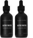 SAKARA Detox Waterdruppels, 60 porties - Chlorofyl Liquid Drops, Chlorofyl Water voor Lymfatische Drainage, Lichaam Detox Drink, Natuurlijke Energie Ondersteuning, Liquid Chlorofyl Drops Supplement, Vitaminen
