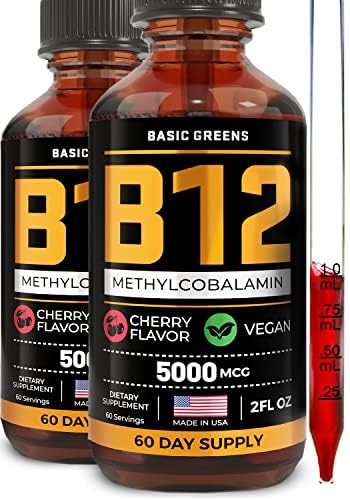 Vitamine B12 Sublingual Liquid Drops 5000 mcg 