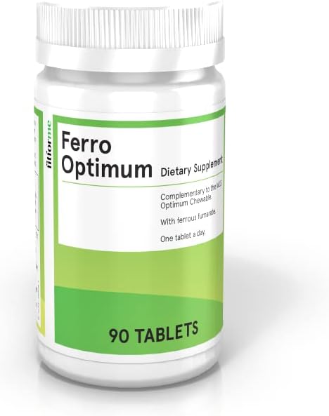 FitForMe Bariatrische Multivitaminen IJzer Supplement na Gastric Sleeve - One a Day Ferro Optimum Tablet - 90 Days Supply of Ferrous Iron (Iron Booster for Optimum Chewable)