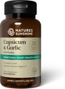 Nature's Sunshine Capsicum & Knoflook w/Parsley, 100 Capsules Helpt ondersteuning Digestie, Immuniteit, Oplage, en Glandular Health