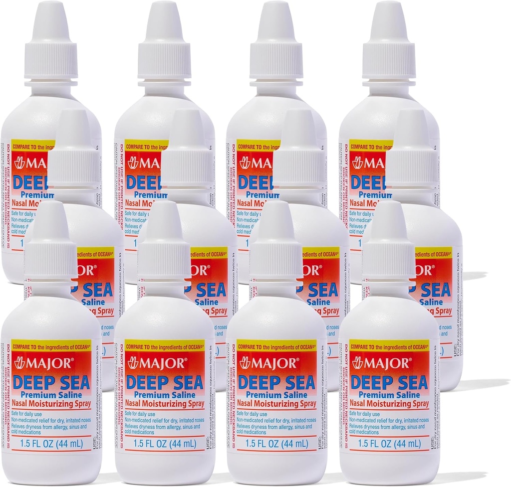 Deep Sea Saline Neusspray Generieke voor Ocean Nasal Moisturizing Spray 1,5 oz per fles Verpakking van 12 flessen