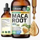 BIO KRAUTER Maca Root Liquid Drops - Maca Extract Tinctuur - Vegan, Sugar & Alcohol Free Extract 4 Fl.Oz.