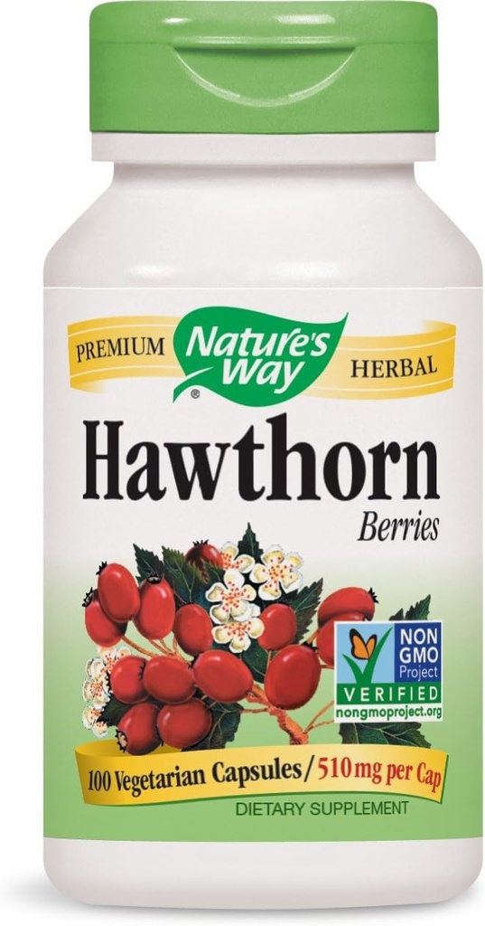Hawthorn Bessen 100 capsules (verpakking van 2)
