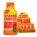 Vitamine Energie Immune+ Extra sterkte energie Shot Orange Burst 12 Pack, 260mg Natural Cafeine, B-Vitamins, Citicoline, Green Tea, Immunity & Focus Support, Zero Sugar, Gluten-Free 1,93 fl oz