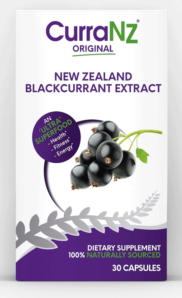 CURRANZ Nieuw-Zeeland Zwarte bessen Extract Sportvoeding Capsules 