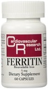 Cardiovasculaire Onderzoek Ferritin Maximale Absorptie IJzer Supplement 1-Pack, 01-Cream,60 Capsules
