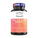 Thomas' all-natuurlijke remedies Myo Inositol Supplement & D-Chiro Inositol Blend Supplement met Folaat en Vitamine D3, 40 tot 1 Ratio, Non-GMO, Geen Fillers, CoQ10, 90 Vegan Capsules