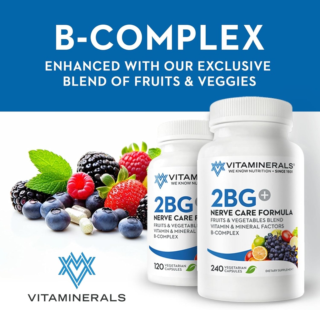 Vitamineralen 2BG+TM B Complex Immune Support High Potency B Complexe 