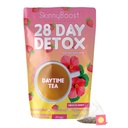 SkinnyBoost 28 Day Detox Daytime Thee -HIBISCUS BERRY (28 Tea Bags) Ondersteunt Metabolisme Boost, Detox, Alle Natuurlijke, Niet GGO, Veganistisch, Keto Vriendelijk