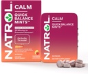 Natrol Quick Balance Calm Munten, Dieetsupplement, Raspberry Limonade Kunstmatig op smaak gebracht, 30 Tellen, 15 Dagen Levering