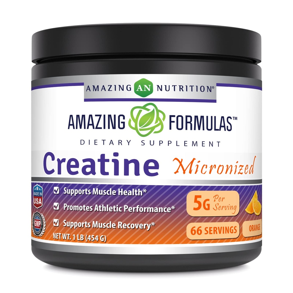 Verbazingwekkende Formules Micronized Creatine Monohydraat Powder Supplement 