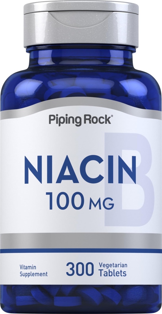 Piping Rock Niacin Supplement voor vrouwen en mannen 