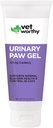 Vet Worthy Urinary Paw Gel voor katten - Cat Supplement ter ondersteuning van gezonde urinetrek en blaas gezondheid - Feline Supplement met Cranberry Extract, L-Lysine en vitamine C - Zalm smaak, 3oz