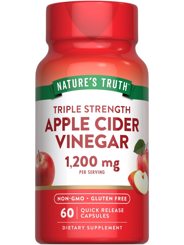 De waarheid van de natuur Apple Cider Vinegar Capsules 