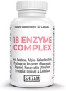 IBS Postbiotiques Enzyme digestive w Lactose Alpha-Galactosidase Pancréatique Amylase Lipase Protease Cellulase Bromélain Papain , Capsules Pills , Diarrhée Constipation Suppléments de dégel