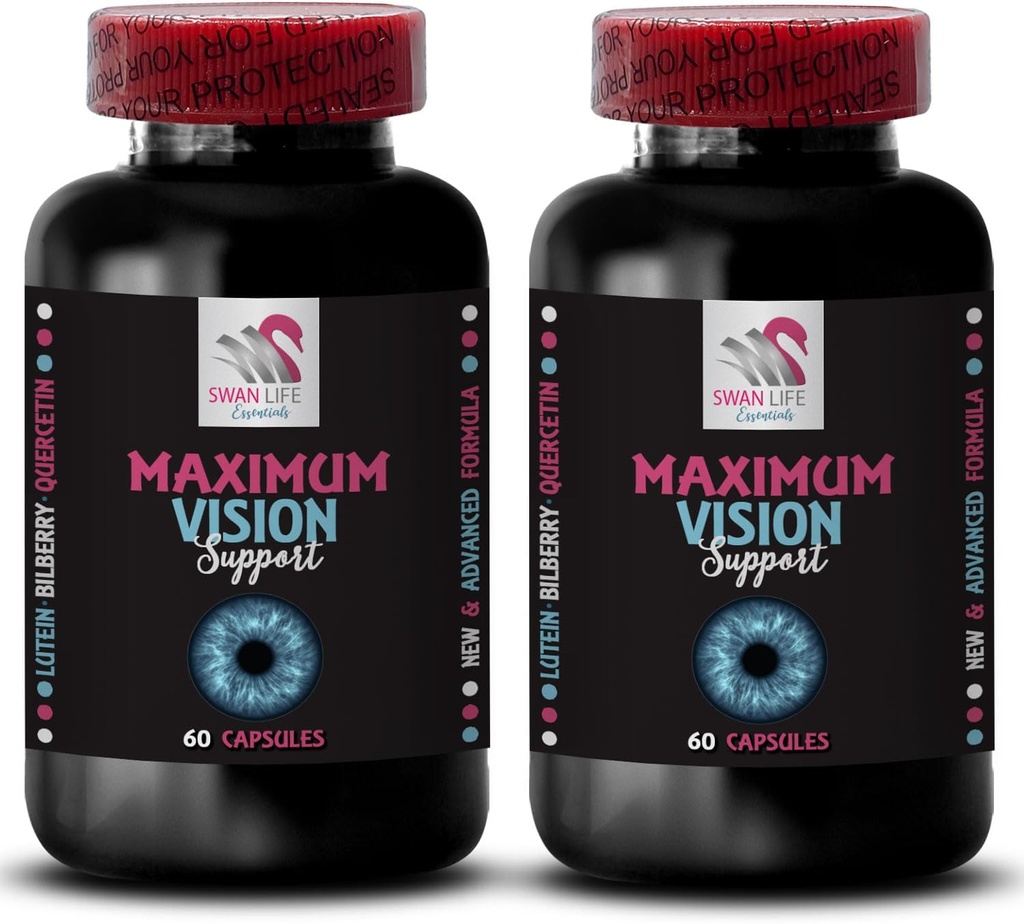 Geraffineerd zicht - EYE VISION SUPPLEMENT - Visuele boost, Helder zicht, scherp, Helderder beeld, Heldere vooruitzichten, Heldere boost, Visieversterker, Oogsteun, Focusvoordeel 2 Fles 120 Capsules