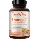 Pure Omega 7 vetzuren 200 capsules 900mg Natural Sea Buckthorn Oil, NON-GMO USA Made