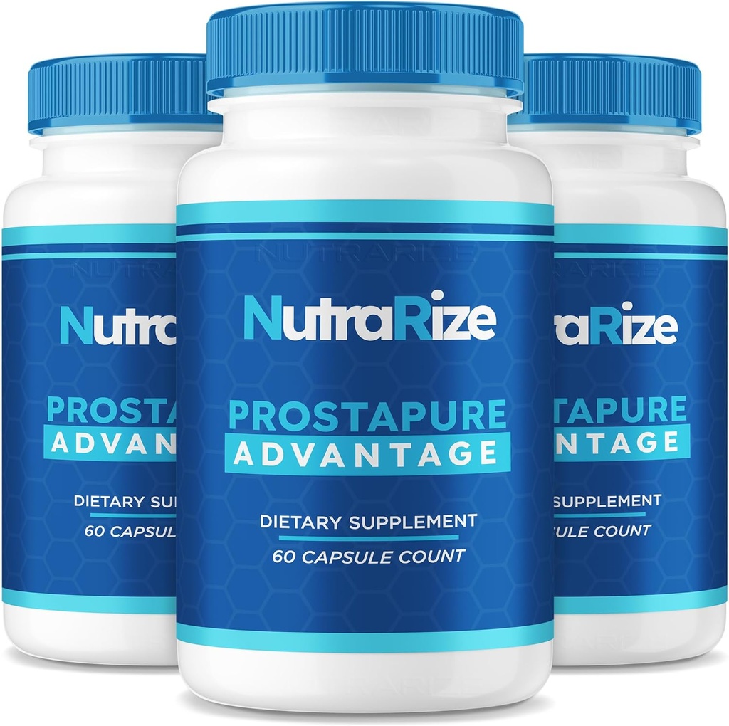 (3 Pack) Prostapure Capsules, Prostapure Advantage Prostate Supplement, Officiële All-Natural Advanced Formula, Maximale sterkte pillen ter ondersteuning van de algemene gezondheid, Prosta Pure Reviews (180 Capsules)