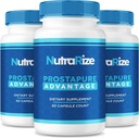 (3 Pack) Prostapure Capsules, Prostapure Advantage Prostate Supplement, Officiële All-Natural Advanced Formula, Maximale sterkte pillen ter ondersteuning van de algemene gezondheid, Prosta Pure Reviews (180 Capsules)