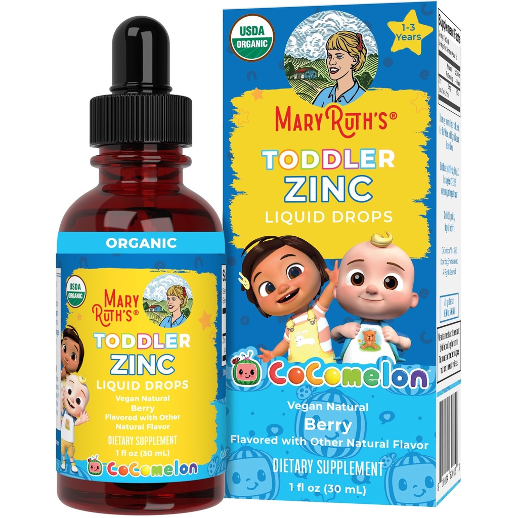 MaryRuth Organics Cocomelon Toddler Liquid Zink 