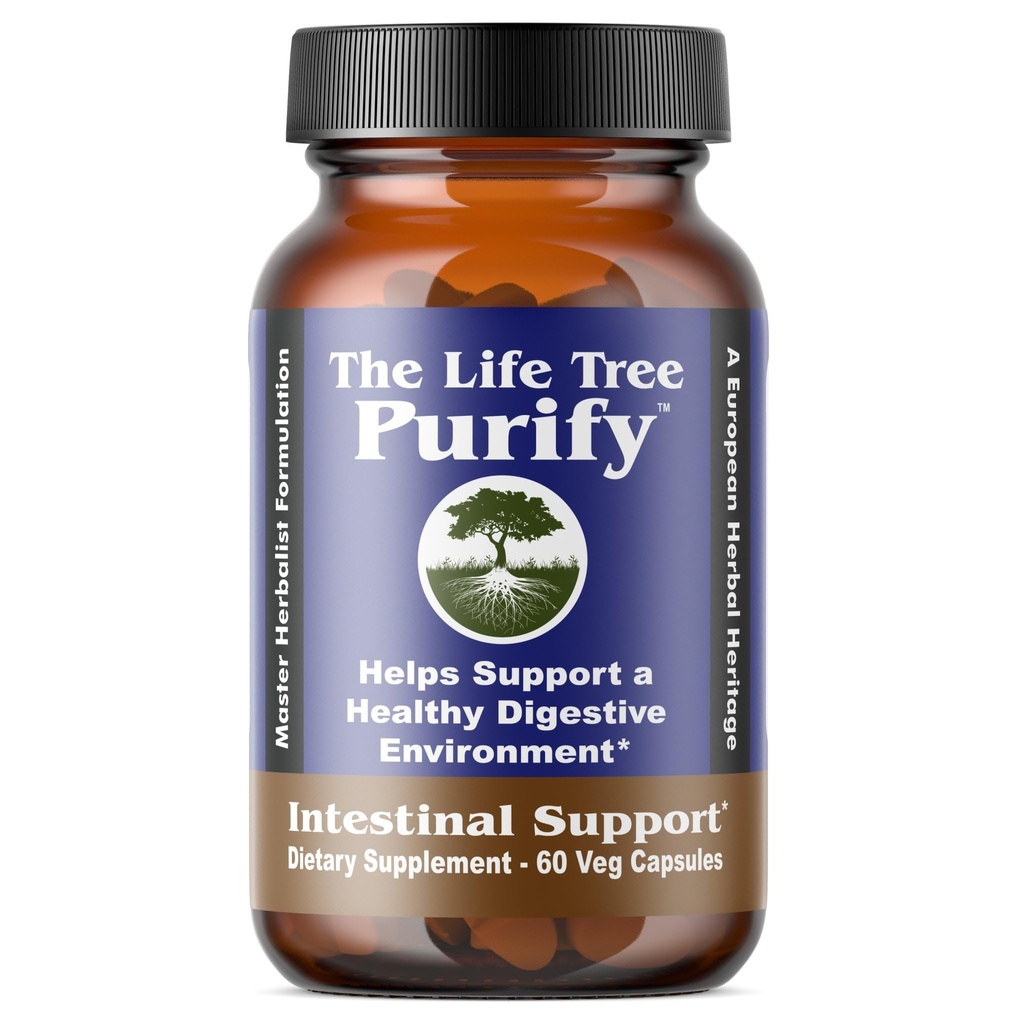 Zuiveren - Certified Organic Advanced Intestinal Support and Microbial Cleanse for Humans and Pets - Bevat geen Wormwood - 60 Veg Capsule Formulatie.