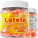 Sugar-Free Lutein Zeaxanthine Supplementen Gummies (25mg) Vitaminen A, C, E, Blauwe bosbessen, Astaxanthine - Kokosolie voor betere absorptie - Volwassenen & tieners Vision Health, Eye Strain, Dry Eyes - Vegan, 60Cts