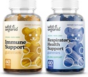 Support Immune sauvage & biologique Gommies & Gommies de désintoxication pulmonaire