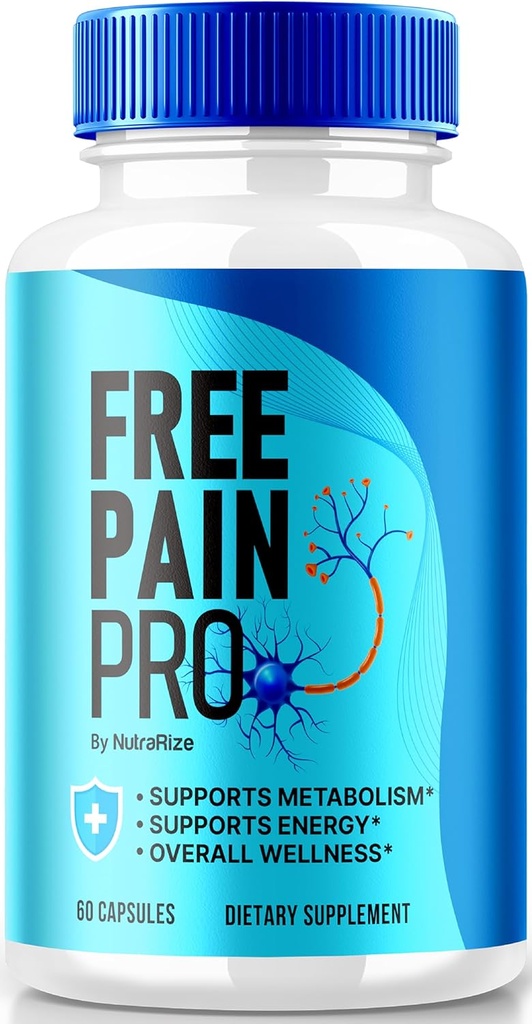 NutraRize Gratis pijn Pro Capsules, Officiële Keto formule voor fit en gezond lichaam, Alle natuurlijke supplement ter ondersteuning van de algemene wellness, Premium FreePainPro Pillen Review (60 capsules)