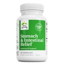 Terry Naturally Stomach & Intestinal Relief - Supplement op de steun Digestive Health & Intestinal Lining - Aids against Occasional Discompensative Discomfort to Soothe Stomach - 60 Capsules