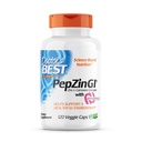Formules de Jarrow 250mg Lactoferrine 60 Capsules & Le meilleur PepZin GI Complexe Zinc-L-Carnosine 120 Caps Veggie Soutien digestif
