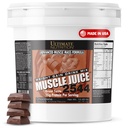 Ultimate Nutrition Jus musculaire, Mélange de boisson gain de poids - Poudre d'entraînement gain de masse pour les hommes et les femmes - Supplément pour la croissance musculaire maigre et le soutien immunitaire avec 55g de protéines - chocolat, 10.45lb