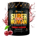 ALPHA LION Superhumain Burn – 2 en 1 Métabolisme Booster avant l'entraînement et Thermogénique Fat Burner pour les hommes – Suppresseur de l'appétit et supplément de perte de poids (21 portions, cerise noire douce saveur)