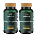 Swanson Phosphatidylserine 100 mg 90 Softgels, 2 Pack | Supports Healthy Mental Function, Helps Maintain Cell Signaling in the Brain and Healthy Memory and Cognitive Function
