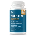 Dr. Tobias Digestieve Enzymen met Amylase, Bromelain, Lipase, Lactase, Protease, Papain & More, Verteringssupplement met 18 enzymen voor spijsvertering en Gut Health, 60 capsules, 30 porties