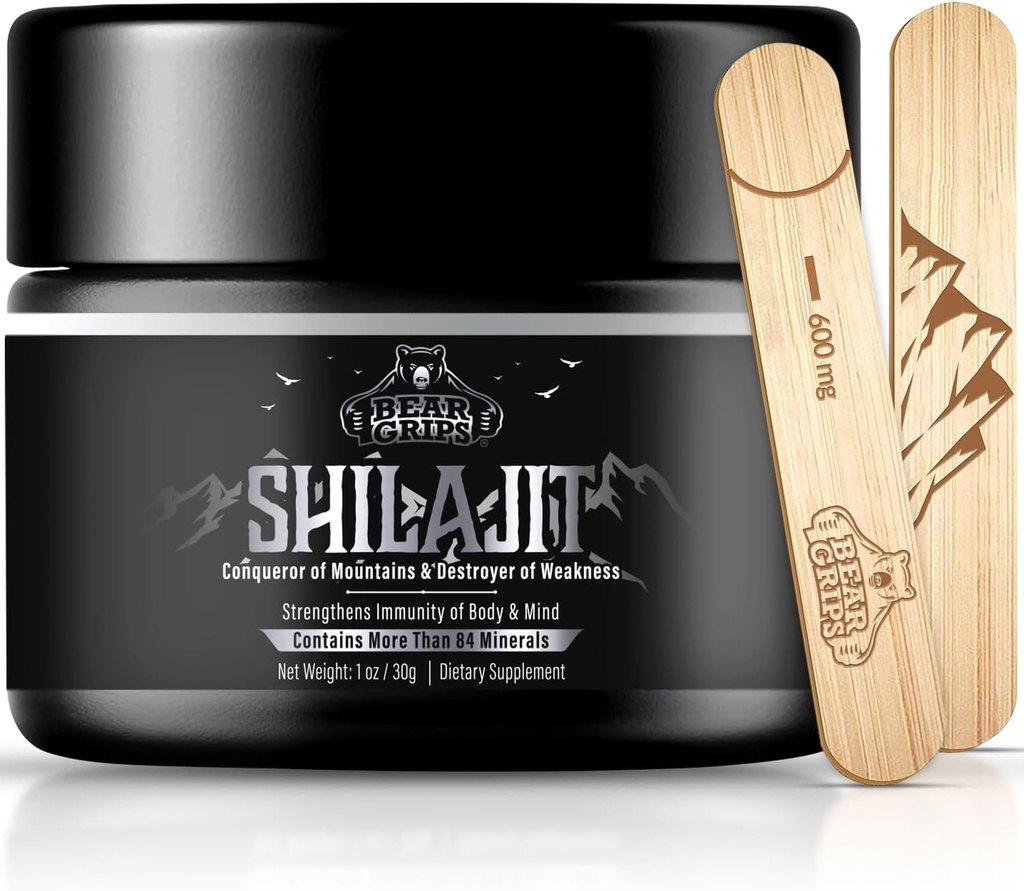 Shilajit Pure Himalaya Organic - Pure Himalaya Shilajit Supplement - Originele Shilajit voor mannen Pure Shilajit Resin met 85+ Trace Mineralen en Fulvinezuur, Ondersteuning Metabolisme & Immune System - 30g