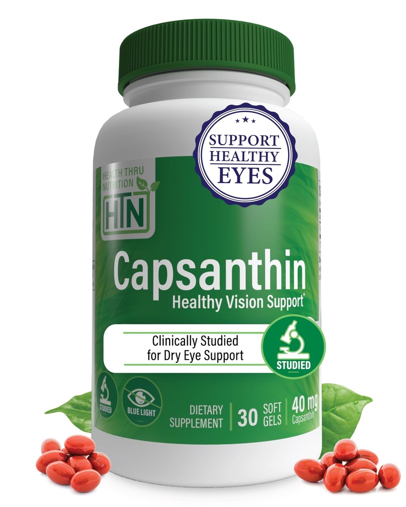 Gezondheid Thru Nutrition Capsanthin 40mg - Ultimate Eye Supplement 