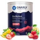 Nutrition Gnarly Poudre naturelle de pré-entraînement, citronnade de fraise – NSF Contenu certifié, endurance et récupération – Pré-entraînement végétalien, nutrition sportive – citronnade de fraise sans caféine, 14,82 oz