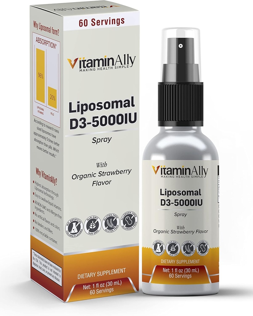Liposomal Liquid Vitamin D35000IU Spray 2 maand levering 