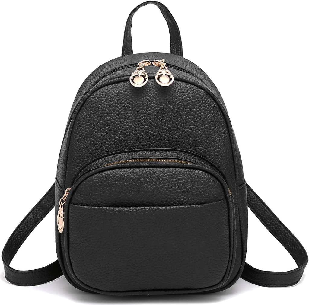 Barsine Mini rugzak voor vrouwen Meisjes leren rugzakken Casual Kleine Daypack schoudertas met zakken