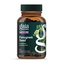 Gaia Kruiden Fenegriek Zaad - Helpt ondersteuning Gezonde Borstvoeding en Borstmelk Productie* - Gemaakt met biologische Fenegriek Zaden - 60 Vegan vloeibare Phyto-Capsules (Up to 15-Day Supply)