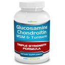 Glucosamine Chondroitin, MSM & Turmeric Dieetsupplement - 248 Capsules