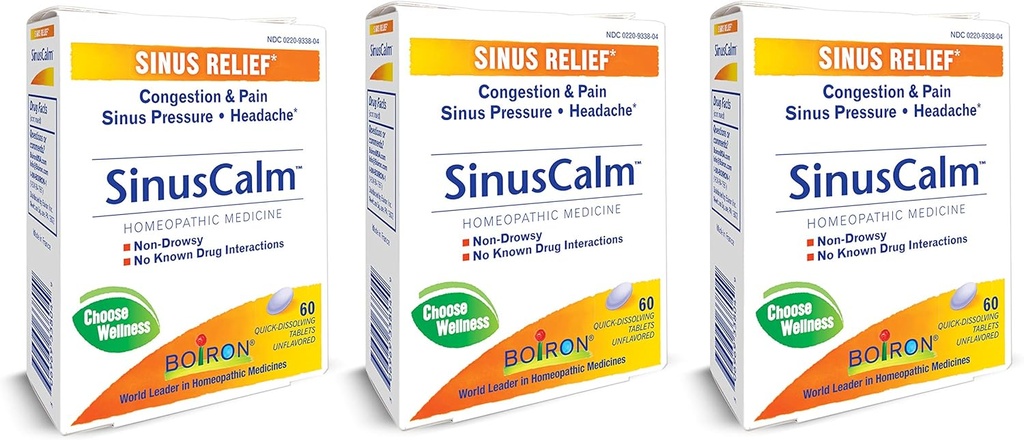 Boiron - Sinus Calm Sinus Relief - 1 Elke - 60 TAB
