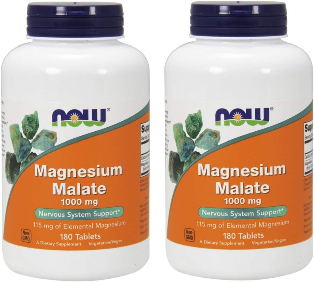 NU Magnesium Malate 1000mg, 180 tabletten (verpakking 2)