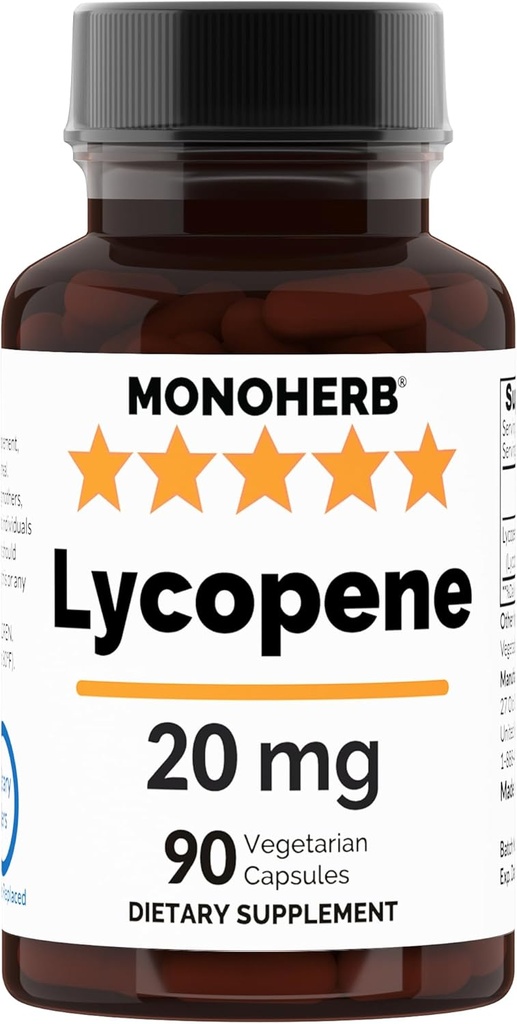 MONOHERB Lycopeen 20 mg per capsule - 90 Veg capsules