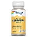 SOLARAY Selenium 100 mcg Supplement for Women & Men - Selenium 100 mcg Capsules, Thyroid & Immune Health Support, Gist Free, L Selenomethionine, Antioxidant Support, Vegan - 90 Veg Caps