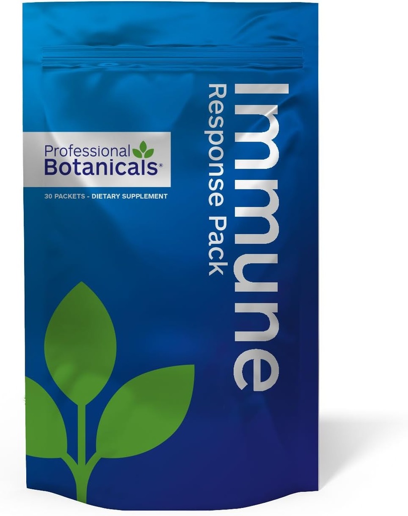 Professional Botanicals Immune Response Packs - Vegan Multi-Formule Immune System Support - 20 Packs